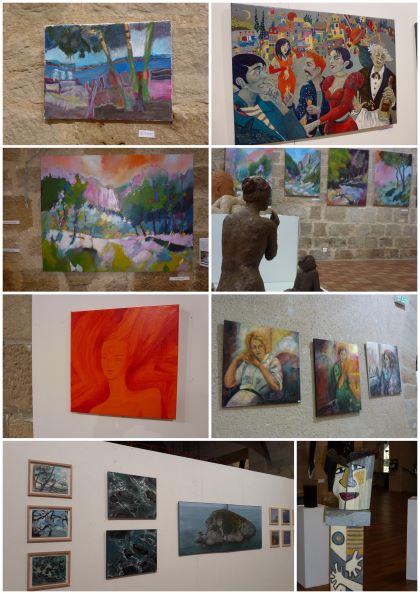 art contemporain figeac salle balene art peinture couleur collectif femmes