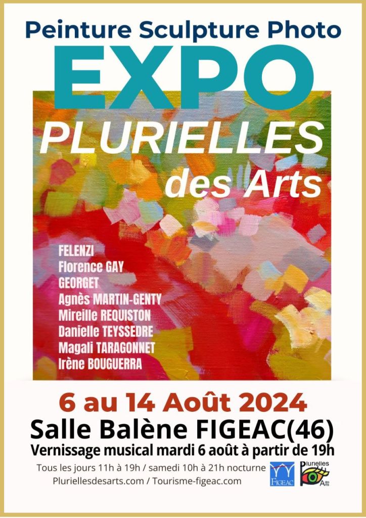 Affiche Exposition Plurielles des arts 2024